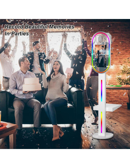 Cabina de Fotos Espejo DSLR Enwozp 15.6" con Impresora