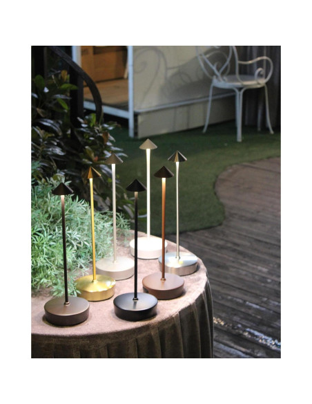 Lámpara de Mesa Inalámbrica XMINKDZA 2 Paquetes USB-A 7000mAh