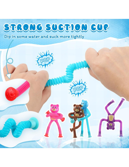 Juguete Sensorial Oso Witmelt con Ventosa Telescópica 4 Pcs Juguete Sensorial Oso Witmelt con Ventosa Telescópica 4 Pcs