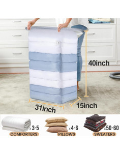 Bolsas de Almacenamiento al Vacío TAILI Jumbo 79x102 cm - 10 Pzas 2