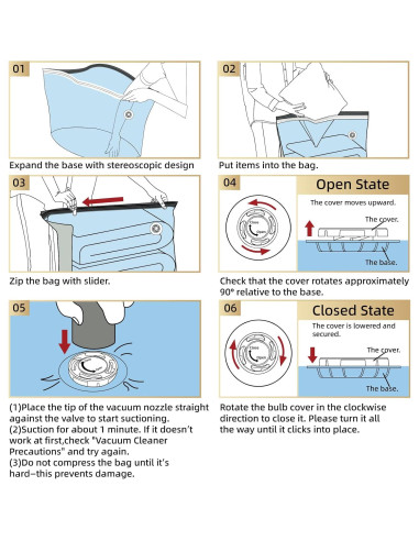 Bolsas de Almacenamiento al Vacío TAILI Jumbo 79x102 cm - 10 Pzas
