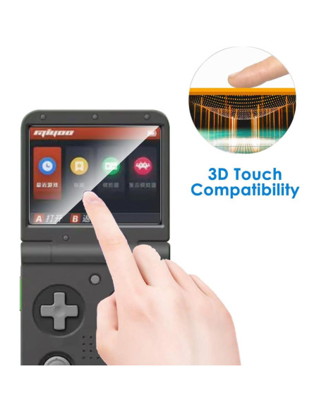 Protector de Pantalla Vidrio Templado Natbok para Miyoo Flip V2 - 2 Unidades