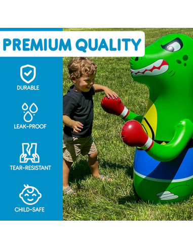 Saco de Boxeo Inflable Dinosaurio - Preferred Toys 121 cm