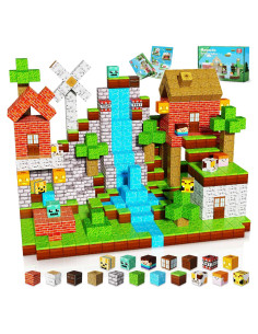 Bloques Magnéticos GraceDuck 150 PCS Casas de Molinos