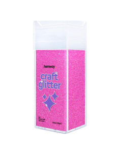 Brillo Ultrafino Hemway 130g Rosa Bebé Iridiscente para Manualidades