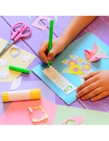 Brillo Ultrafino Hemway 130g Rosa Bebé Iridiscente para Manualidades