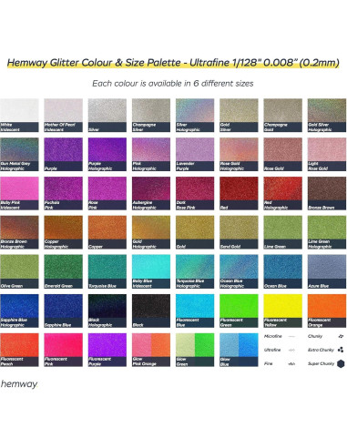 Brillo Ultrafino Hemway 130g Rosa Bebé Iridiscente para Manualidades