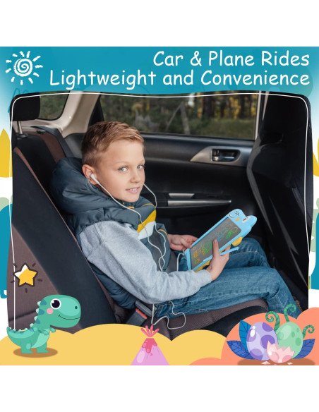 Tableta de Escritura LCD Fullware 10" Azul Dinosaurio Tableta de Escritura LCD Fullware 10" Azul Dinosaurio