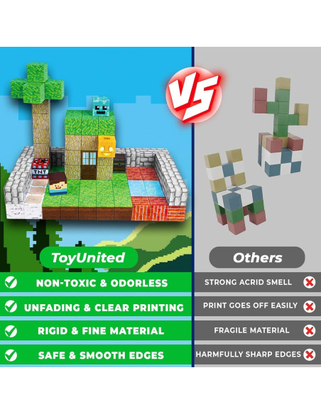 Bloques Magnéticos GraceDuck 150 PCS Casas de Molinos