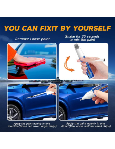 Pintura de Retoque Azul Helado Carsupro 12ml para Coches