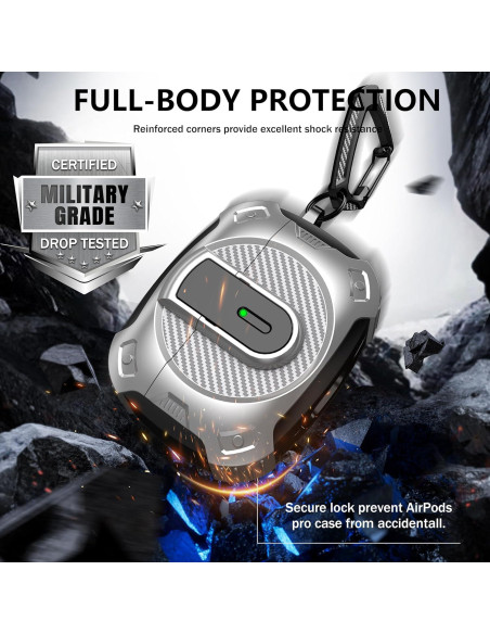 Funda Protectora RFUNGUANGO para AirPods Pro 2 - Espacial