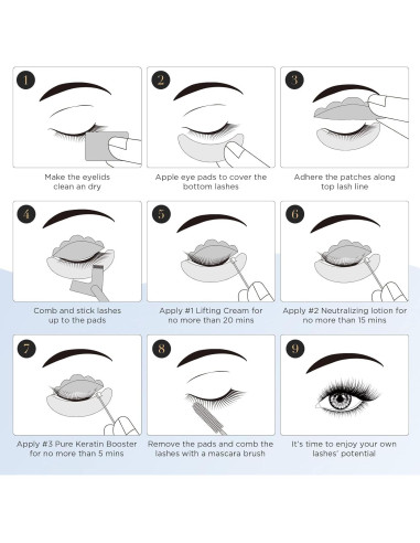 Kit de Elevación de Pestañas LASHVIEW - 10 Aplicaciones