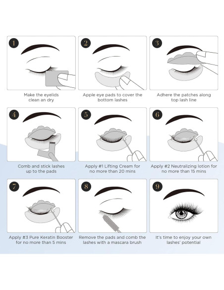 Kit de Elevación de Pestañas LASHVIEW - 10 Aplicaciones