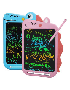 Tableta de Escritura LCD Fullware 10" Dinosaurio y Unicornio