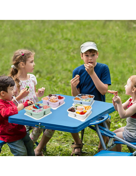 Conjunto de Contenedores Caperci 5 Paquetes Bento Reutilizables