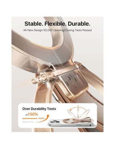 Soporte Magnético de Cuero Andobil MagSafe Ajustable 360