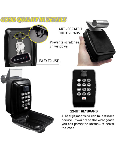 Caja de Llave de Coche Nexjy SL-591 con Contraseña Segura