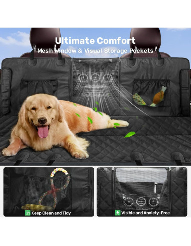 Cubierta de Asiento para Perros Zanch XL - 100% Impermeable