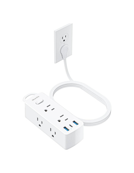 Regleta de Alimentación Olcorife 3m con 6 Salidas y 3 USB