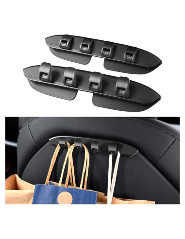 Organizador de Reposacabezas OATSBASF para Tesla Model Y y 3 - 2Pack