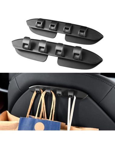 Organizador de Reposacabezas OATSBASF para Tesla Model Y y 3 - 2Pack