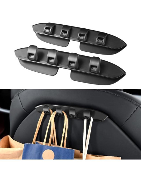 Organizador de Reposacabezas OATSBASF para Tesla Model Y y 3 - 2Pack