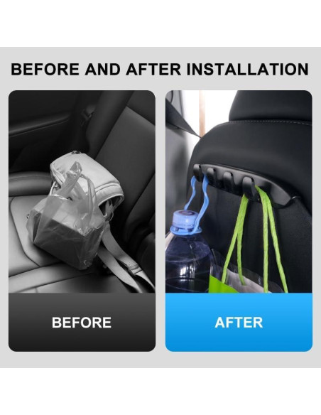 Organizador de Reposacabezas OATSBASF para Tesla Model Y y 3 - 2Pack