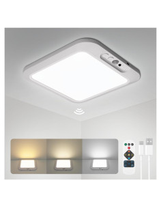 Luz de Techo Recargable Wowatt WL0301121 con Sensor Movimiento