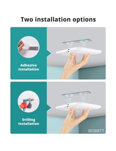 Luz de Techo Recargable Wowatt WL0301121 con Sensor Movimiento