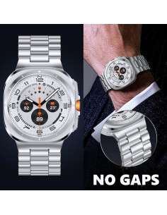 Correa de Acero Inoxidable PanPinnacle para Galaxy Watch 47mm 2