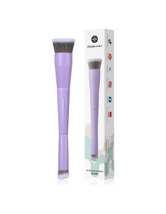 Brocha de Maquillaje Doble Cara EIGSHOW D110P - Cerdas de Iones de Plata