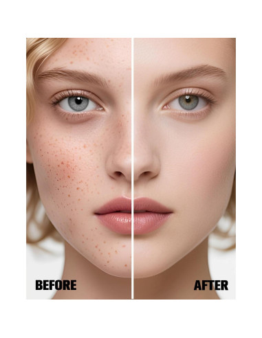 Brocha de Maquillaje Doble Cara EIGSHOW D110P - Cerdas de Iones de Plata