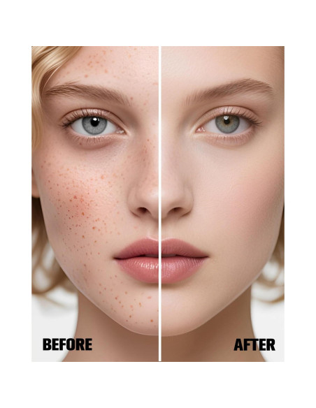 Brocha de Maquillaje Doble Cara EIGSHOW D110P - Cerdas de Iones de Plata