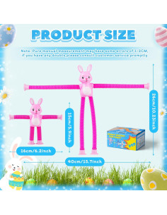 Juguetes Sensoriales Tubos Pop Witmelt Conejo para Niños 2