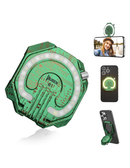 Luz de Anillo Portátil WUBEN E1 para Selfie 300 Lúmenes