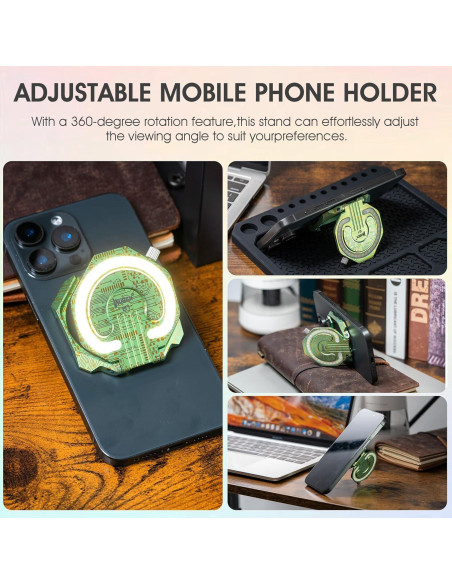 Luz de Anillo Portátil WUBEN E1 para Selfie 300 Lúmenes