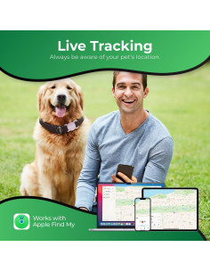 Rastreador de Mascotas Veeind Rosa para iOS - Sin GPS 2