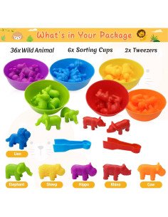 Juego de Clasificación de Animales Salvajes Family Pro 2