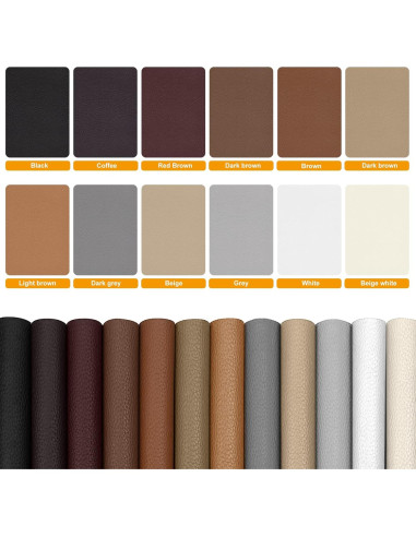 Cinta de Reparación de Cuero Autoadhesiva Cahomo 40x150 cm Beige