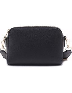 Bolso Cruzado EVVE para Mujeres en Cuero Vegano Negro 2