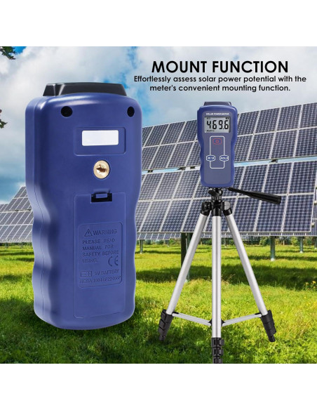 Medidor de Energía Solar Digital DANOPLUS con Alta Precisión