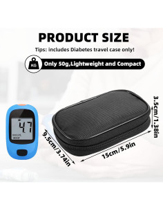 Organizador de Suministros Diabéticos JDVBDNK - Estuche de Viaje 2