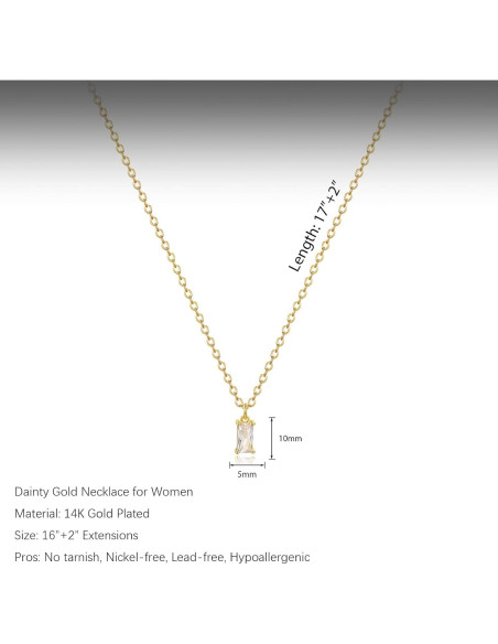 Collar Choker de Oro 18k con Diamante para Mujeres 41.91cm