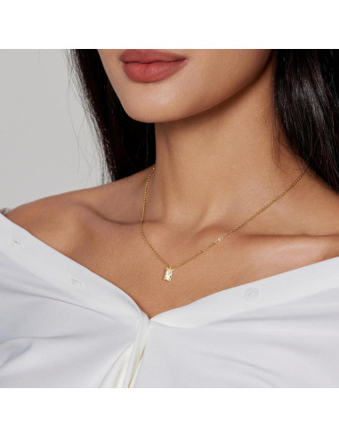 Collar Choker de Oro 18k con Diamante para Mujeres 41.91cm