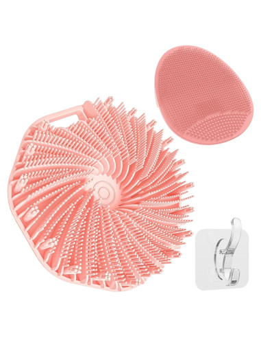 Set 2 PCS Exfoliantes Faciales y Corporales Manmihealth Rosa