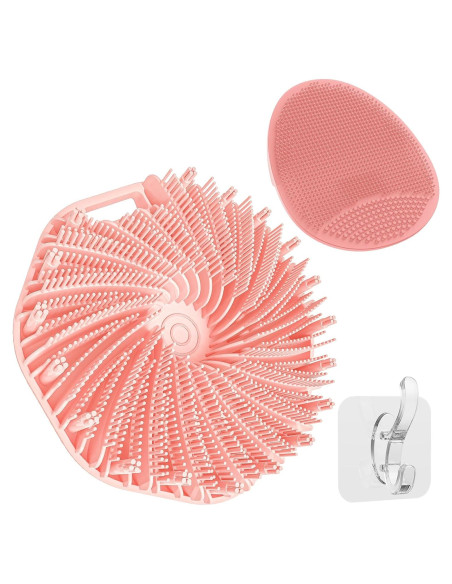 Set 2 PCS Exfoliantes Faciales y Corporales Manmihealth Rosa