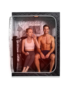 Sauna Portátil Smartmak HL-017 para 2 Personas Gris