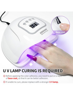 Esmalte de Uñas en Gel JODSONE 10ml Negro Secado Rápido 2