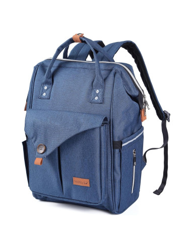 Mochila de Pañales NeoTech Care Azul 28L con Cambiador