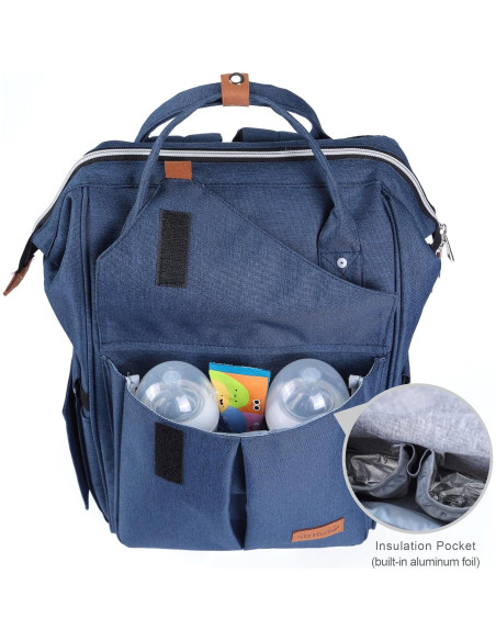 Mochila de Pañales NeoTech Care Azul 28L con Cambiador